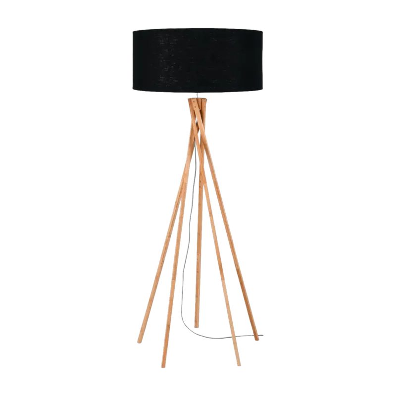 Lampadaire en bambou noir Kilimanjaro - Good & Mojo - The Cool Republic