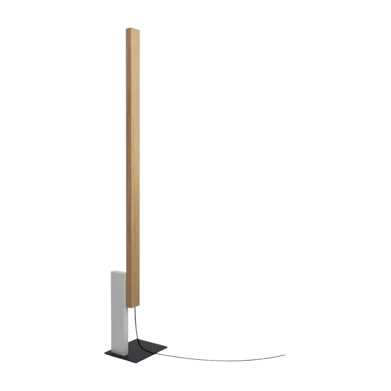 Lampadaire en bois blanc High Line - Marset - The Cool Republic