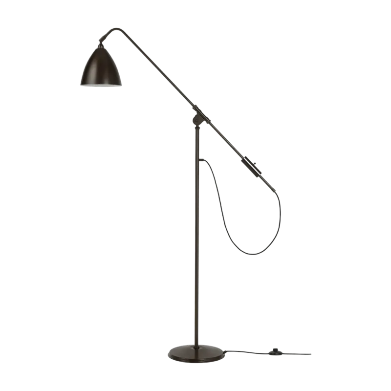 Lampadaire en laiton noir et métal noir Bestlite BL4 - Gubi - The Cool Republic