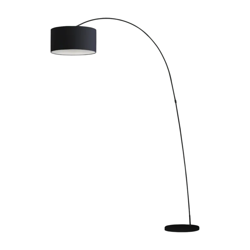 Lampadaire en métal noir Papua - Faro Barcelona - The Cool Republic