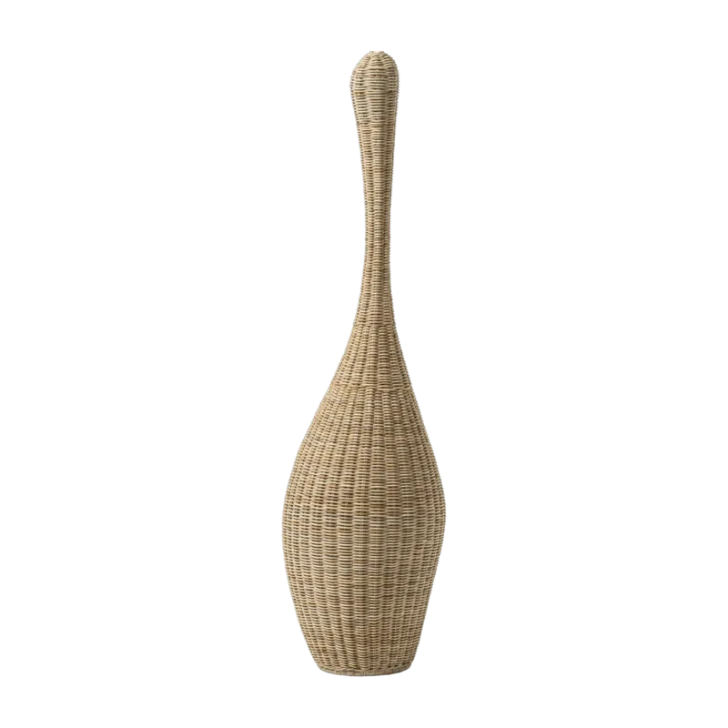 Lampadaire en rotin naturel 31 x 120 cm Bolla S - Gervasoni - The Cool Republic