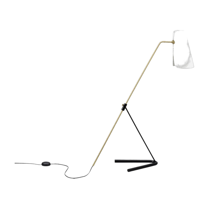 Lampadaire G21 Noir et Blanc Pierre Guariche - Sammode - The Cool Republic
