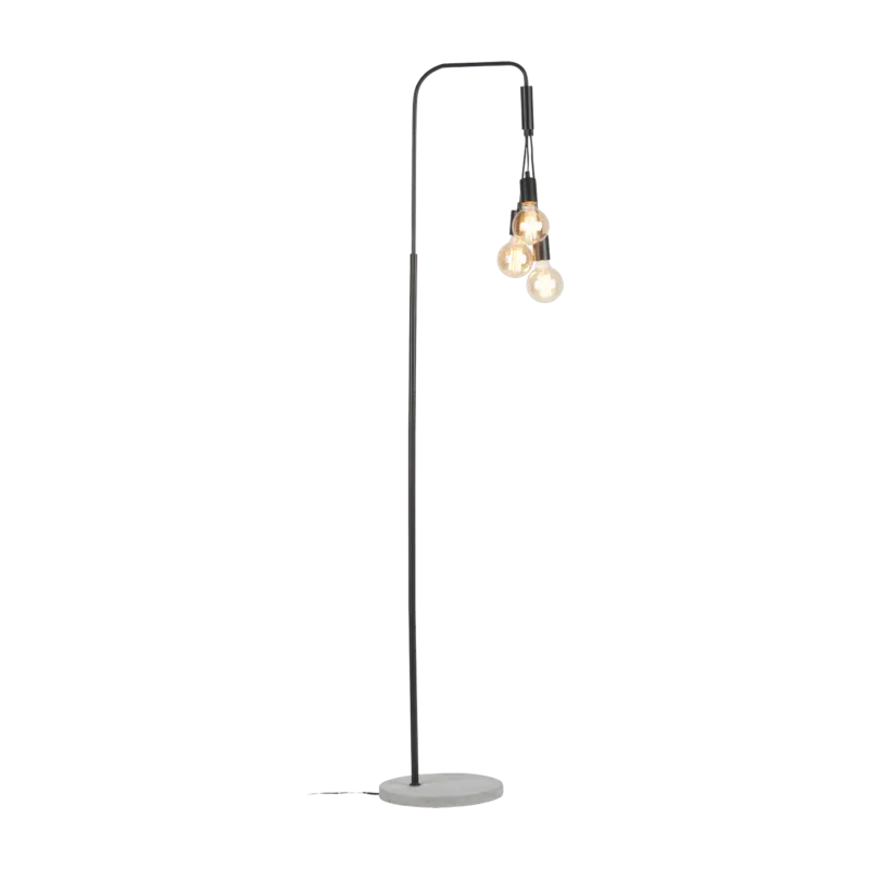 Lampadaire noir 3 ampoules Oslo - It's about Romi - The Cool Republic
