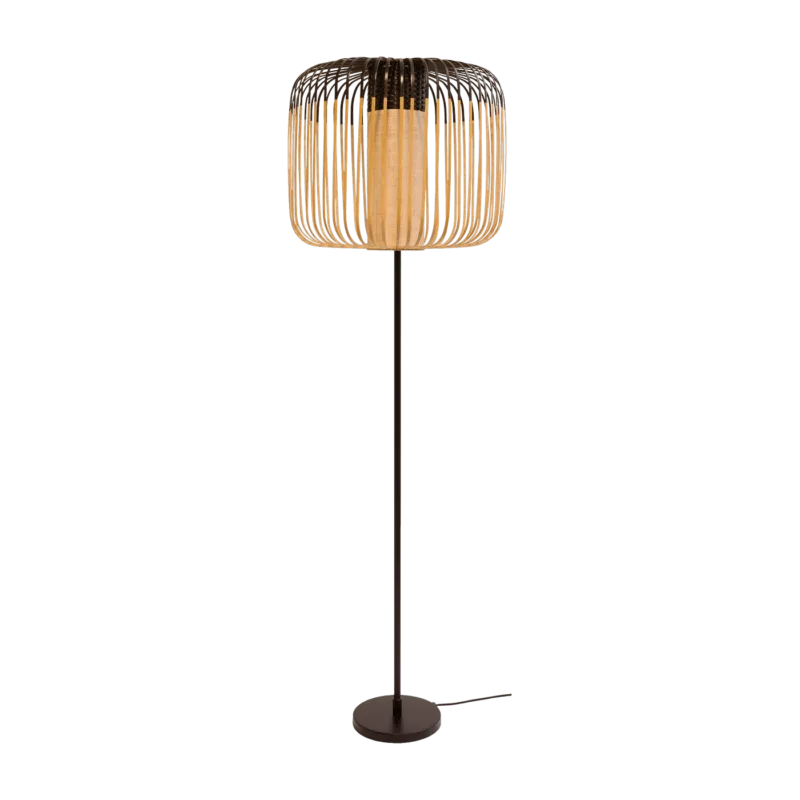 Lampadaire noir Bamboo - Forestier - The Cool Republic