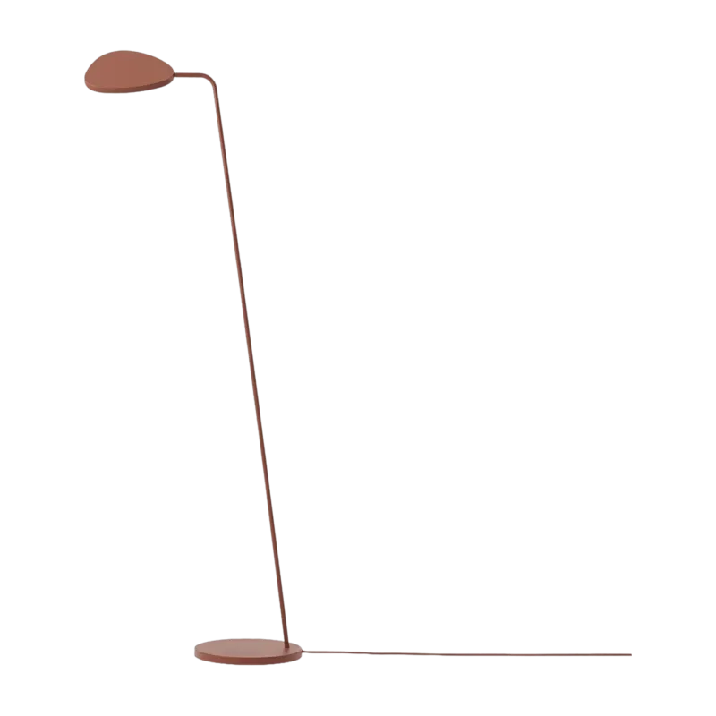 Lampadaire rouge foncé Leaf - Muuto - The Cool Republic