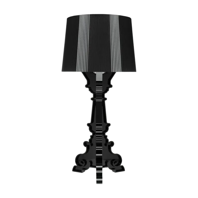 Lampe à hauteur réglable noire finition brillant Bourgie - Kartell - The Cool Republic