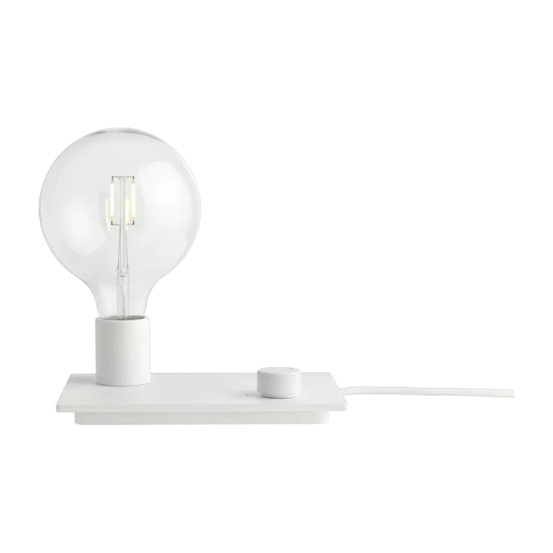 Lampe à poser blanche Control - Muuto - The Cool Republic