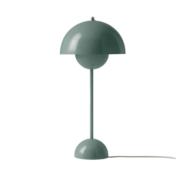 Lampe à poser bleu stone Flowerpot VP3 - &tradition - The Cool Republic
