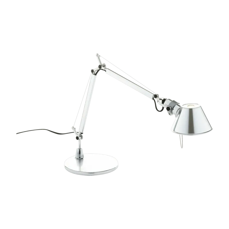 Lampe à poser en aluminium poli Tolomeo Micro table - Artemide - The Cool Republic