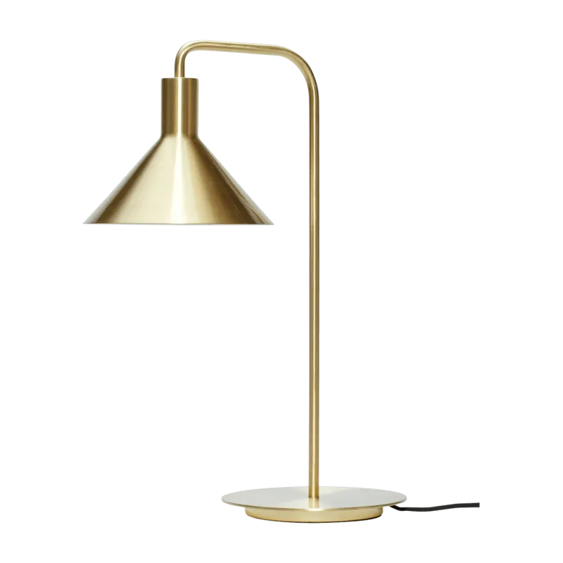 Lampe à poser en métal doré - Hübsch - The Cool Republic