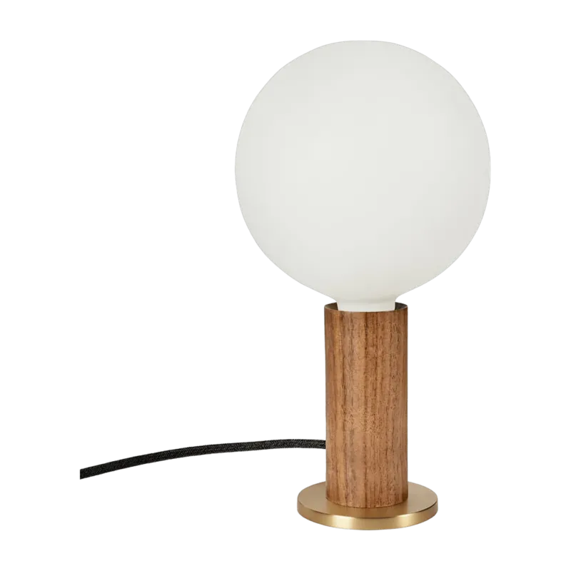 Lampe à poser en noyer et ampoule Sphere IV Knuckle - tala - The Cool Republic