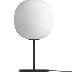 Lampe à poser en verre givré blanc 55 cm Lantern - New Works - The Cool Republic