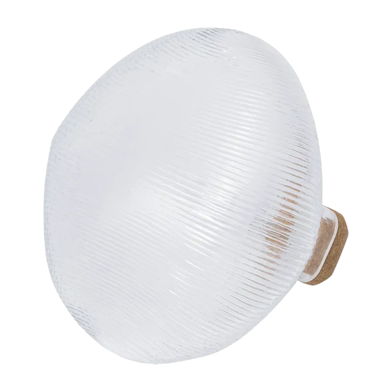 Lampe à poser en verre transparent 30 cm Tidelight - Petite Friture - The Cool Republic