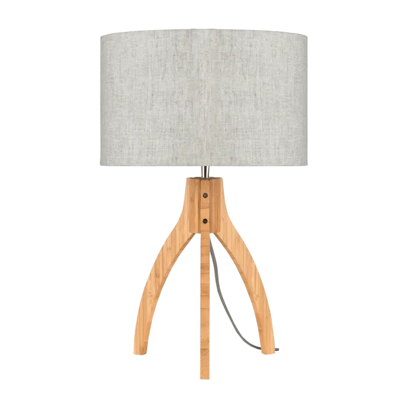 Lampe à poser gris clair 54 x 32 cm Annapurna - Good & Mojo - The Cool Republic