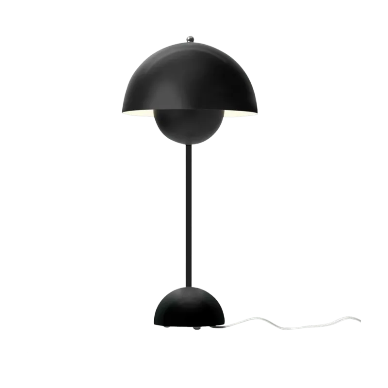 Lampe à poser noir mat Flowerpot VP3 - &tradition - The Cool Republic