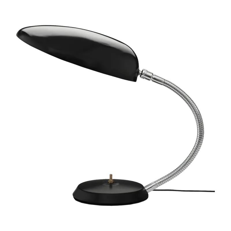 Lampe à poser noire 34 cm Cobra - Gubi - The Cool Republic