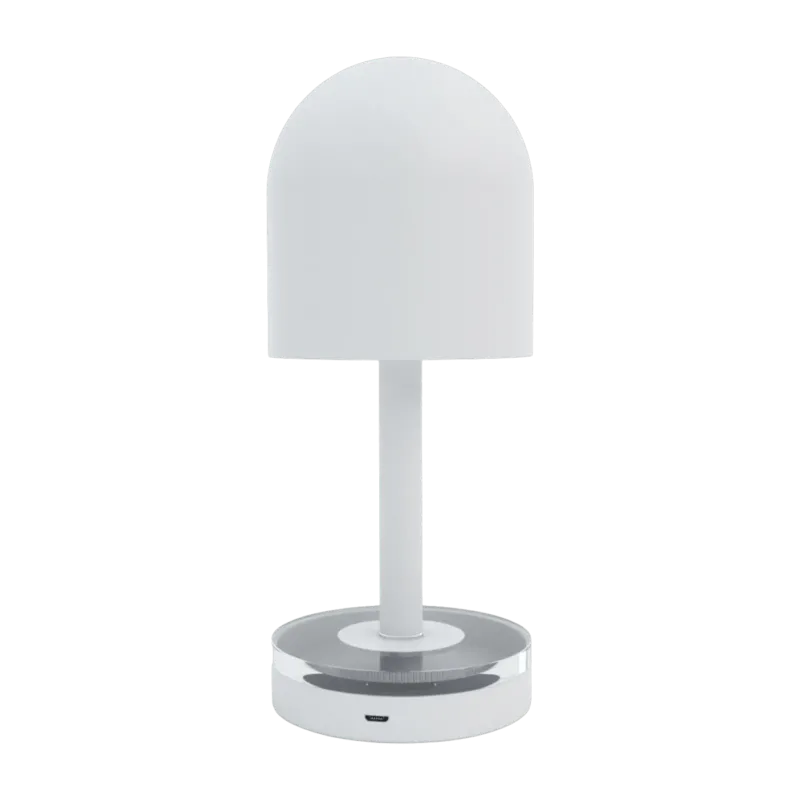 Lampe à poser nomade verre et blanc 22 x 9 cm Luceo - Aytm - The Cool Republic