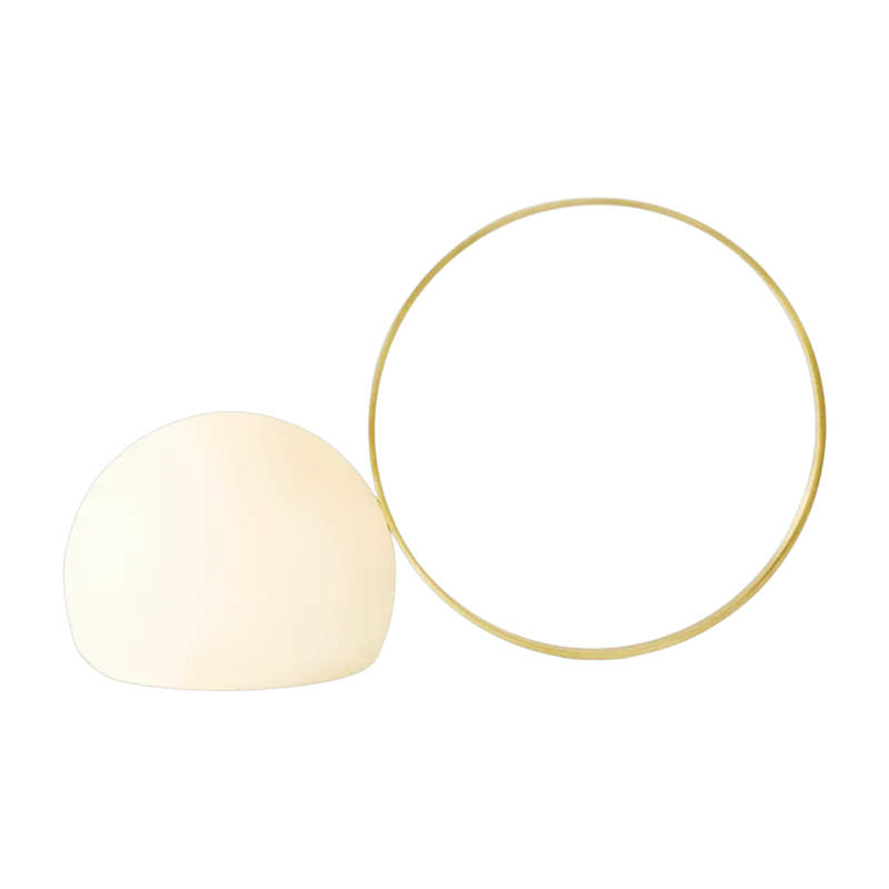 Lampe à poser sans fil dorée avec grand anneau Circ - Estiluz - The Cool Republic