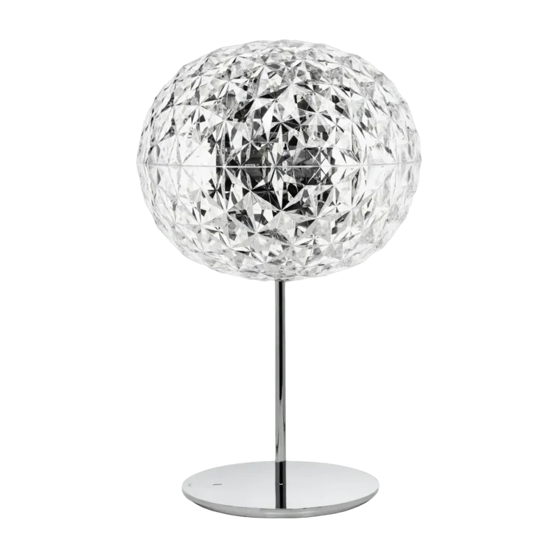 Lampe à poser sur pied transparente Planet - Kartell - The Cool Republic