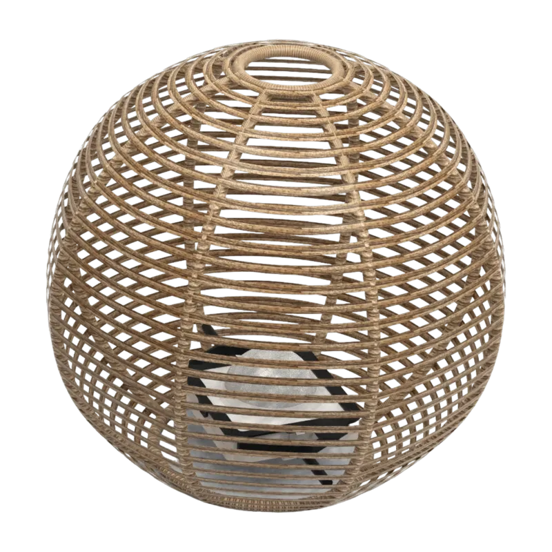 Lampe boule 48,5 cm La Lampe Paillote Sphère - Maiori - The Cool Republic