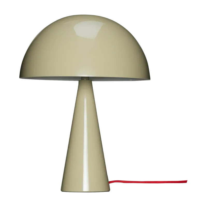 Lampe champignon en fer sable 33 cm Mush Mini - Hübsch - The Cool Republic