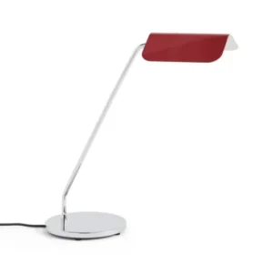 Lampe de bureau en acier rouge 38cm Apex - HAY - The Cool Republic