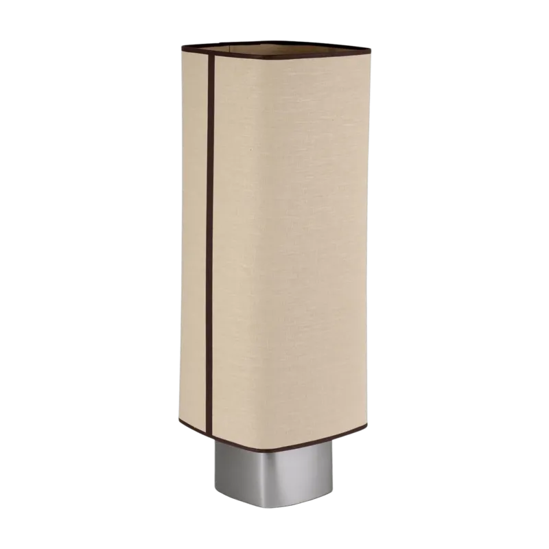 Lampe de sol en tissu beige et métal 79cm Dolce - Market Set - The Cool Republic