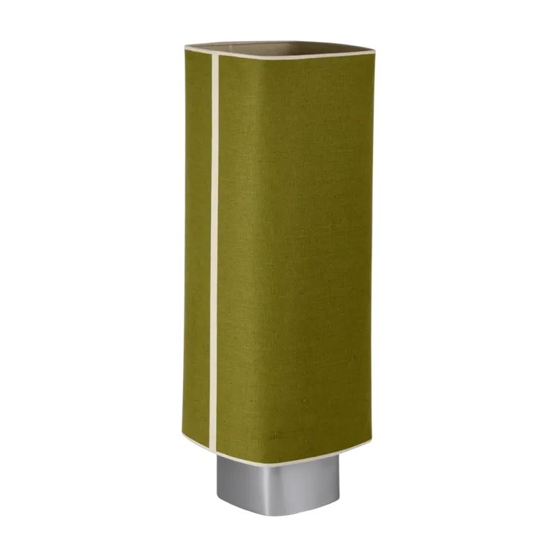Lampe de sol en tissu vert et métal 79cm Dolce - Market Set - The Cool Republic
