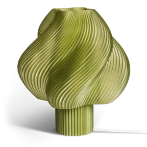 Lampe de sol vert olive 63cm Soft serve mega - Crème Atelier - The Cool Republic