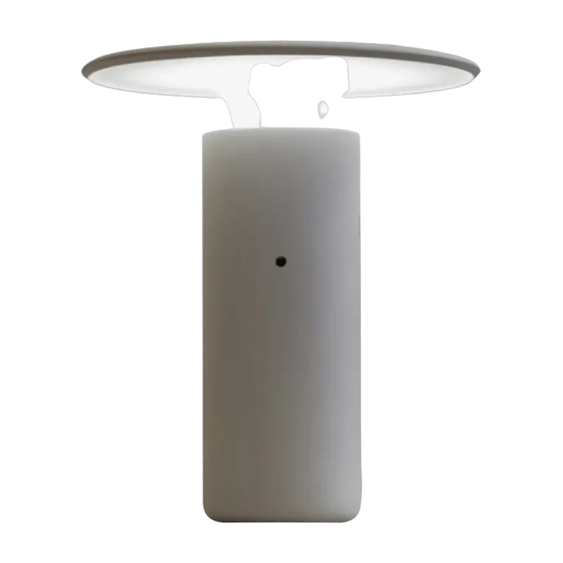 Lampe de table blanche en céramique 21 x 20 cm Nais - Pott - The Cool Republic