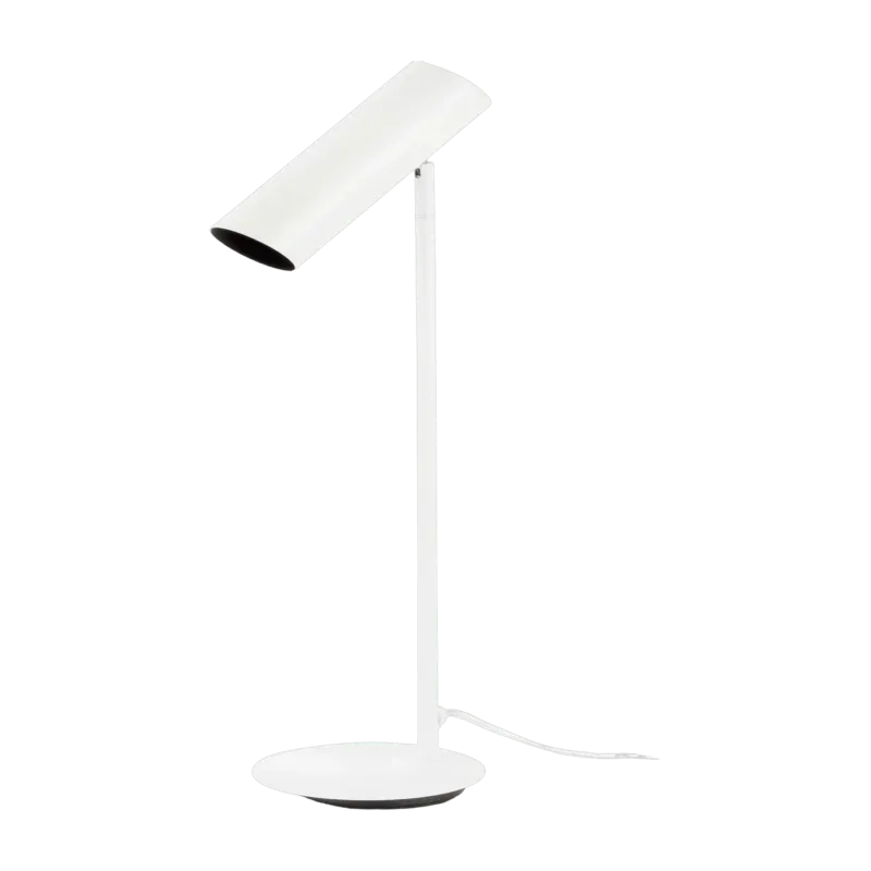 Lampe de table en acier blanc 15 x 22 x 46 cm Link - Faro Barcelona - The Cool Republic