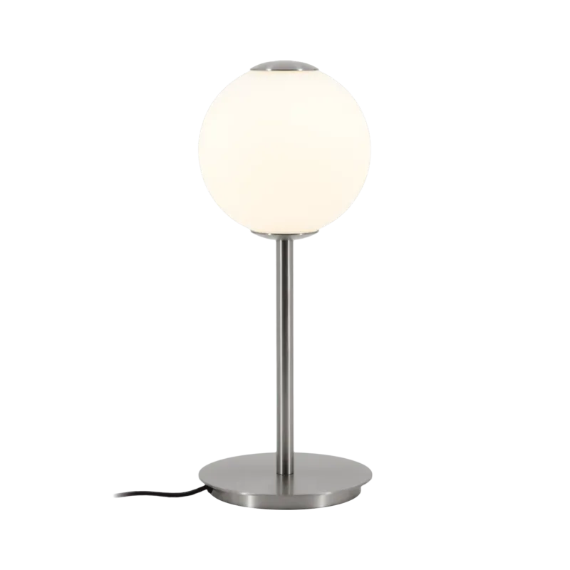 Lampe de table en acier et verre soufflé opalin 16x36cm Audrey - Umage - The Cool Republic