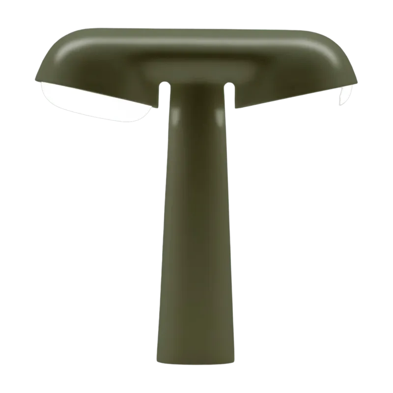 Lampe de table en aluminium vert 27,5 x 28,5 cm Moustache x SNCF - Moustache - The Cool Republic