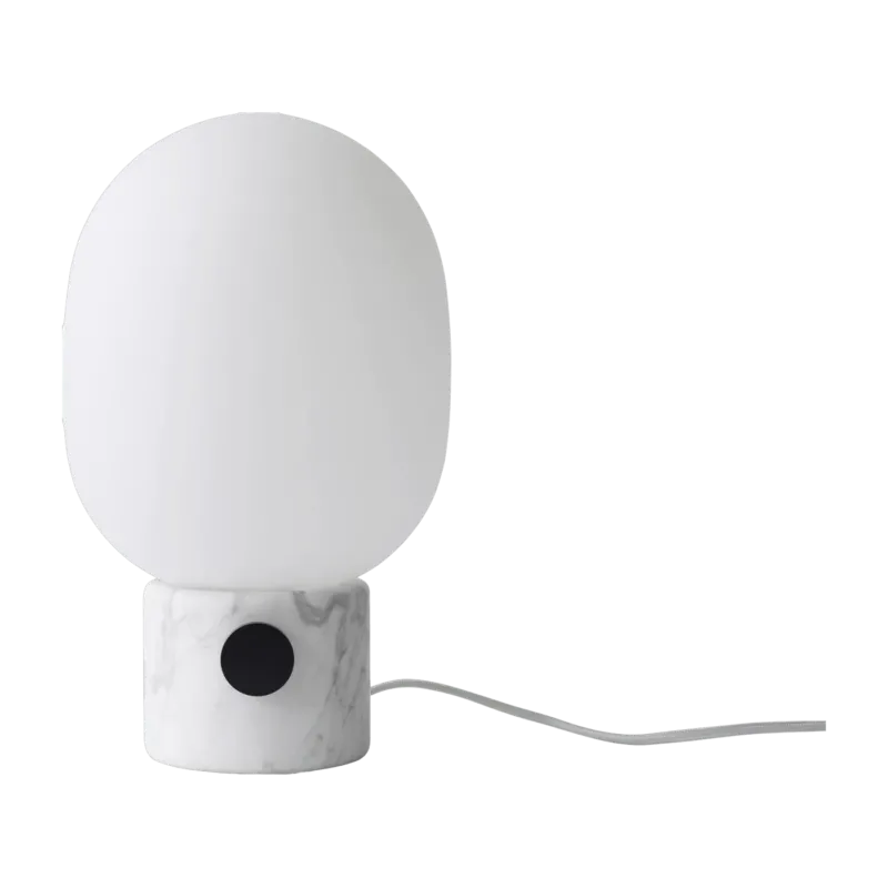Lampe de table en marbre blanche 32 x 19 cm JWDA - Audo - The Cool Republic