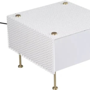 Lampe de table en métal blanche 27 x 20 cm G61 Small Pierre Guariche - Sammode - The Cool Republic