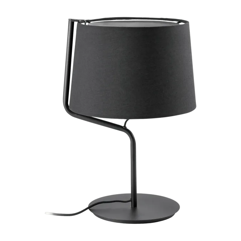 Lampe de table en métal noir 45 x 31 cm Berni - Faro Barcelona - The Cool Republic