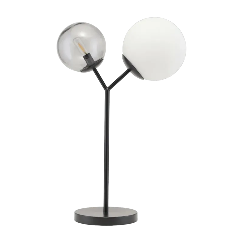 Lampe de table en verre noire Twice - House Doctor - The Cool Republic