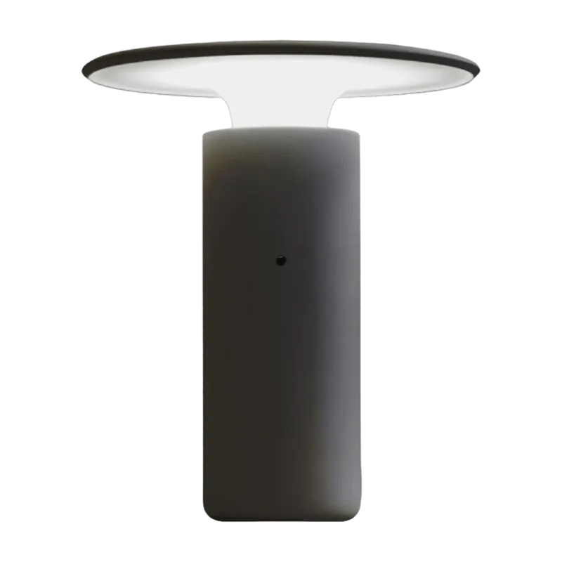 Lampe de table gris en céramique 21 x 20 cm Nais - Pott - The Cool Republic