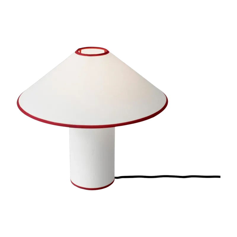 Lampe de table liseré merlot Colette ATD6 - &tradition - The Cool Republic