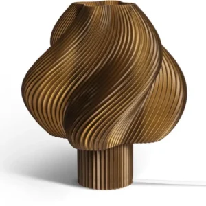 Lampe de table marron caramel 34 cm Soft serve grande - Crème Atelier - The Cool Republic