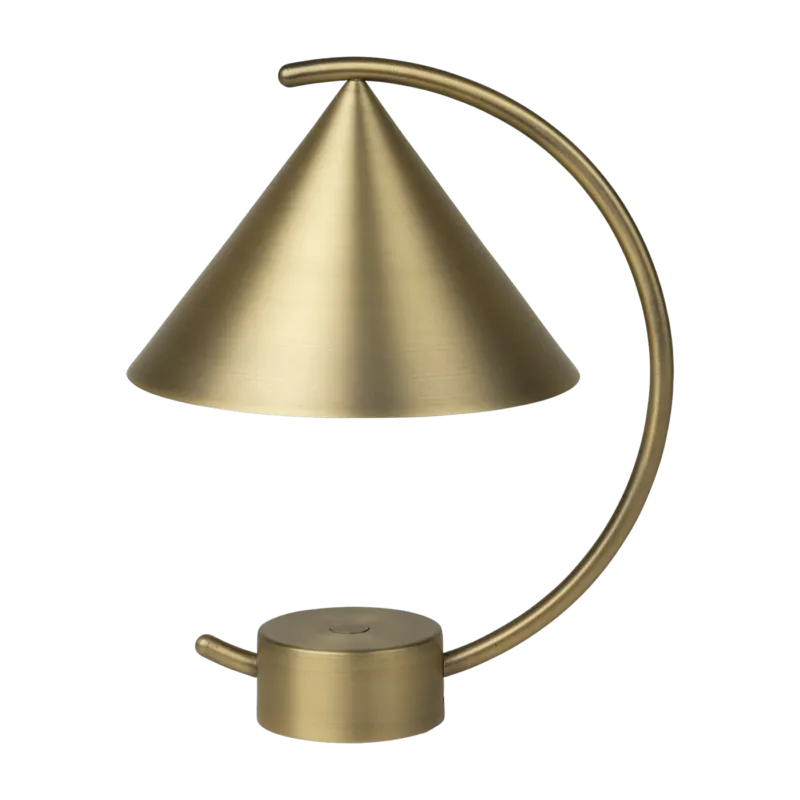 Lampe en acier brossé laiton Meridian - Ferm Living - The Cool Republic
