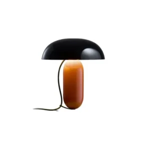 Lampe en acier orange et noir 26x30cm Gambosa S - Marset - The Cool Republic