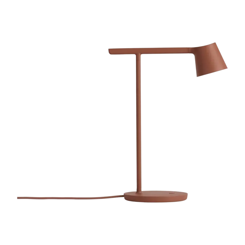 Lampe en aluminium rouge foncé 40 cm Tip - Muuto - The Cool Republic