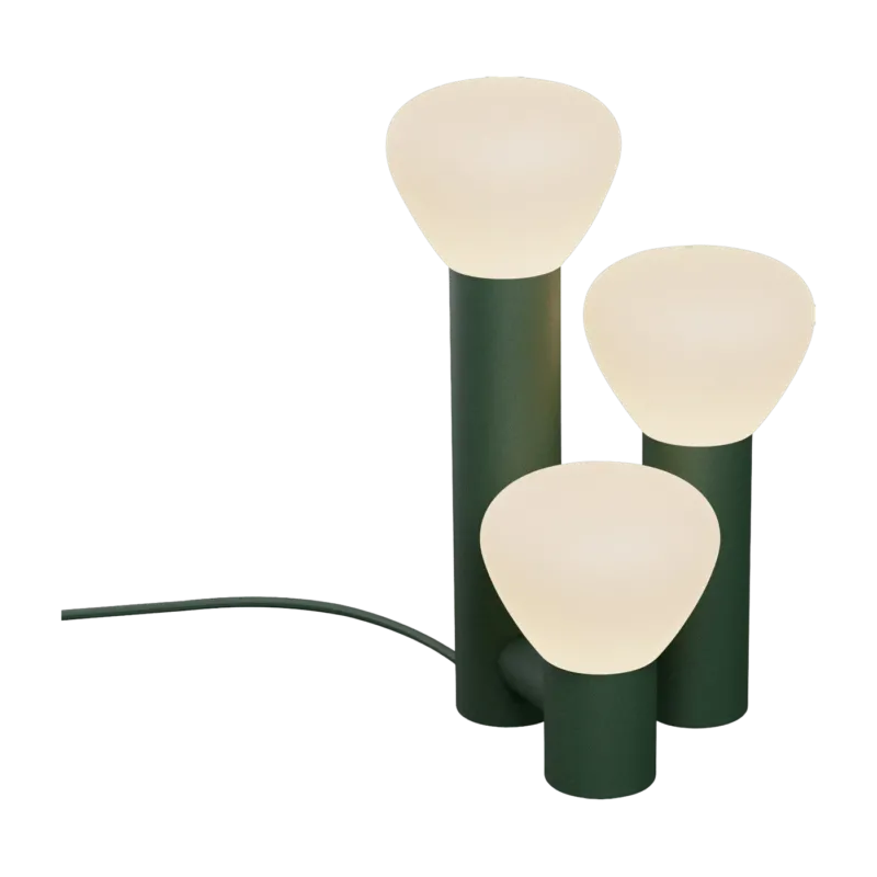 Lampe en aluminium vert 46 cm Parc n°6 - Lambert & Fils - The Cool Republic