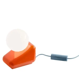 Lampe en céramique orange 15x9,5cm Flip - Ferroluce - The Cool Republic