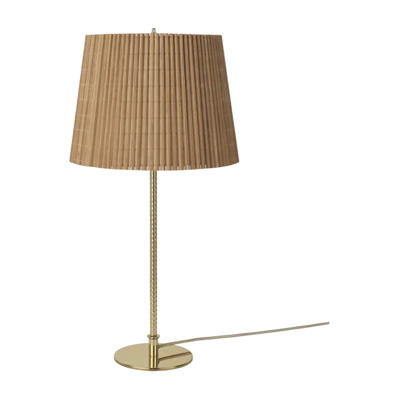 Lampe en laiton et bambou Modèle 9205 - Gubi - The Cool Republic
