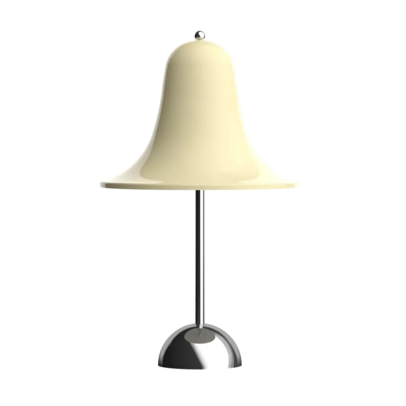 Lampe en métal blanc crème 23cm Pantop - Verpan - The Cool Republic