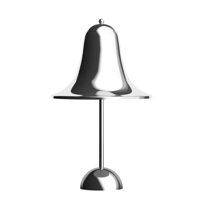 Lampe en métal chromé 18cm Pantop - Verpan - The Cool Republic