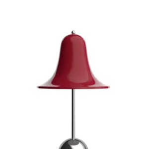 Lampe en métal rouge cerise 23 cm Pantop - Verpan - The Cool Republic