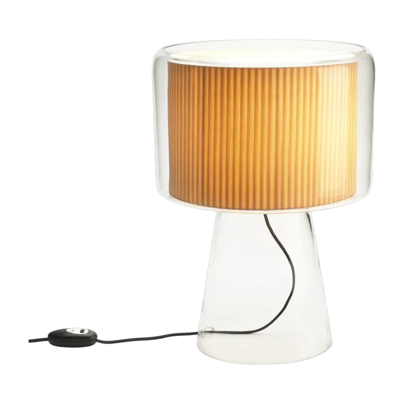 Lampe en verre transparent 29 cm Mercer - Marset - The Cool Republic